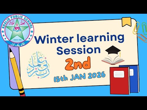 Winter Online learning session || 2nd urdu || 15/01/2026 #kps #school # ...