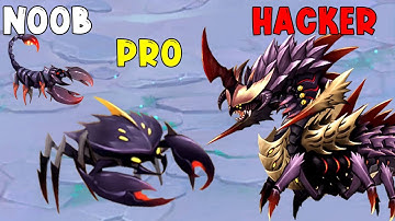 NOOB vs PRO vs HACKER - Insect Evolution Full Gameplay (Part 88 Monster)