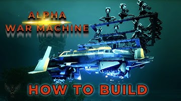 ARK GENESIS: ALPHA WAR MACHINE - HOW TO BUILD -  TEK HOVER SKIFF