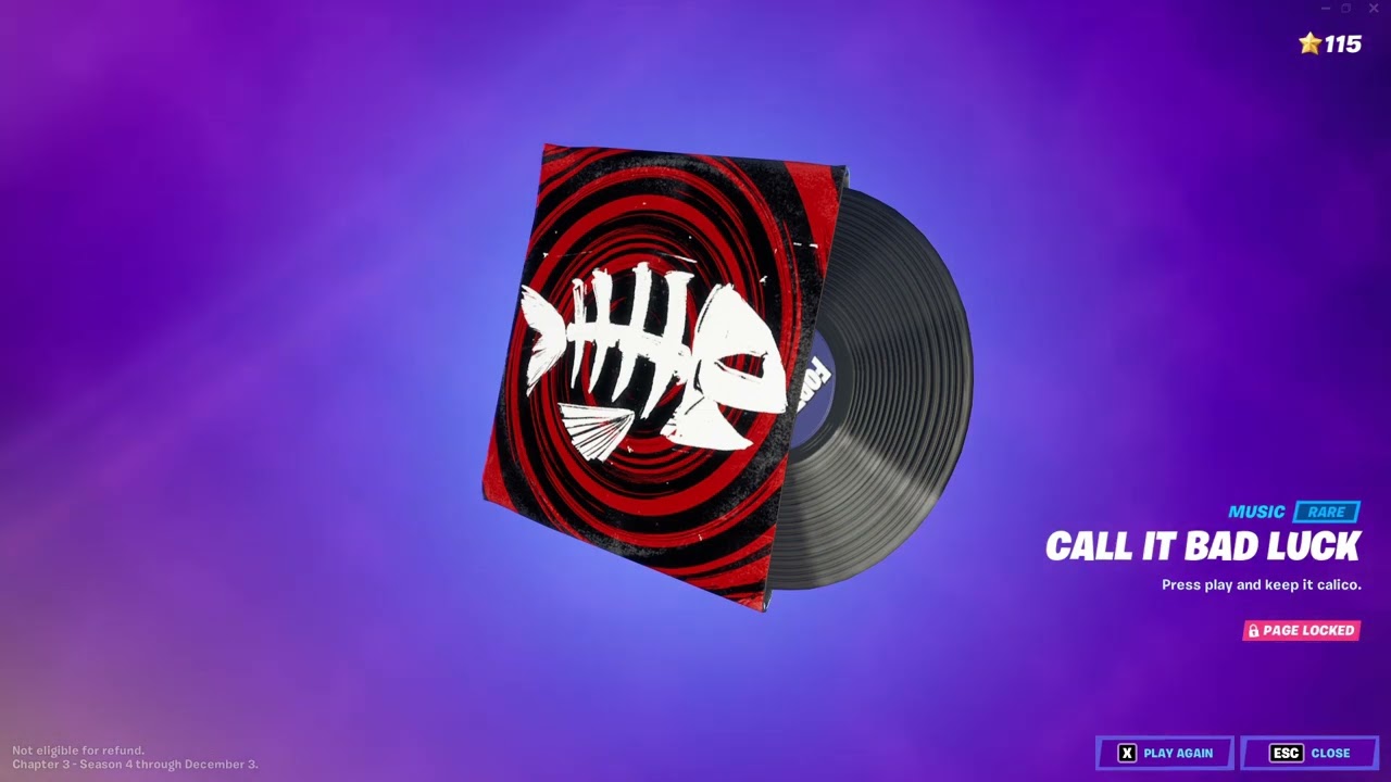 1 HOUR Call it Bad Luck Fortnite Lobby Track Chapter 3... - youtube