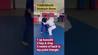 TOMOENAGE, Judo Circular Throw:     Exaggerated kuzushi training.