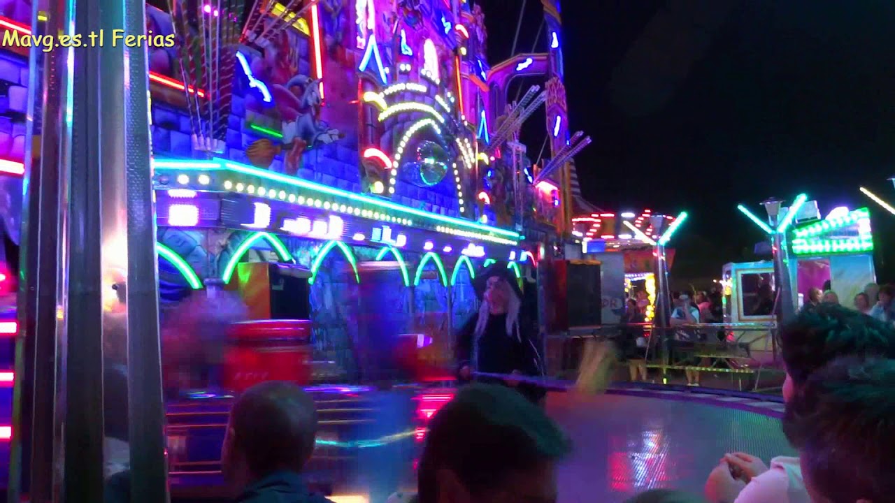Tren de la  Bruja Feria Alcala (noche)2017