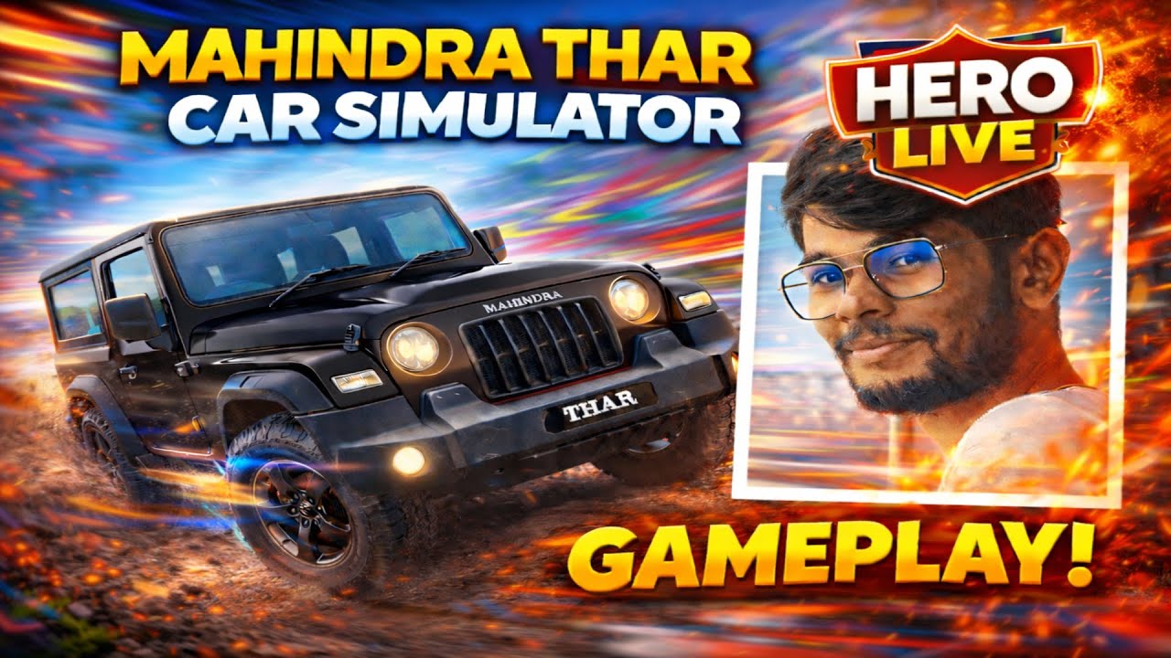 🔴 Can I Survive This Dangerous Offroad Map? | Thar Simulator LIVE