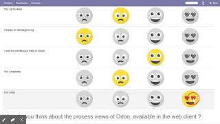 Survey Question Matrix Smiley Faces Rating
