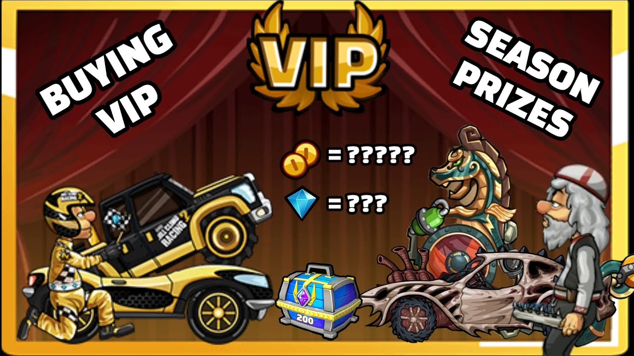 ПОКУПКА VIP-ПРОПУСКА И СЕЗОННЫХ НАГРАД 😍 МНОГО МОНЕТОВ И ДРАГОЦЕННЫХ КАМНЕЙ - Hill Climb Racing 2