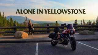 Avoiding the Crowds on A Solo Motorcycle Camping Trip to Yellowstone!