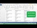 Creating Labels from a list in Excel Mp3