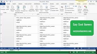 Creating Labels from a list in Excel screenshot 4