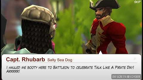 AQ3D Event! Talk like a pirate day!| YARRR!