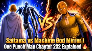Saitama vs Machine God Mirror | One Punch Man Chapter 232 Explained in Hindi 🔥