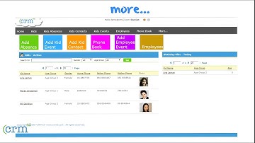 Kindergarten Management Portal - CRM 42 - Intro.