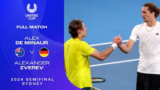 Alex de Minaur v Alexander Zverev Full Match | United Cup 2024 Semifinals