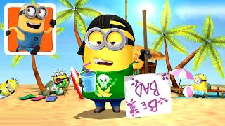 Minion Rush Gameplay Walkthrough Deable Me Striker Minion Minion Beach Level 546 - 547