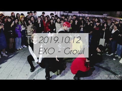 [DOB_디오비] 191012 홍대공연 1차 / <strong>EXO</strong> 엑소 - <strong>으르렁</strong> growl