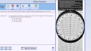Reverse Calculate Wind Speed and Direction FAA Test Question screenshot 2