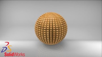 Solidworks Tutorial # 15 How to make Geodesic Perfect Wood Shape