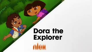 Nickelodeon Rebrand 2009 - Navigation Bumpers: Next: Dora - More: SpongeBob