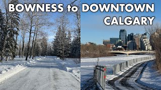 Bowness Park to Downtown Calgary Bike Ride
