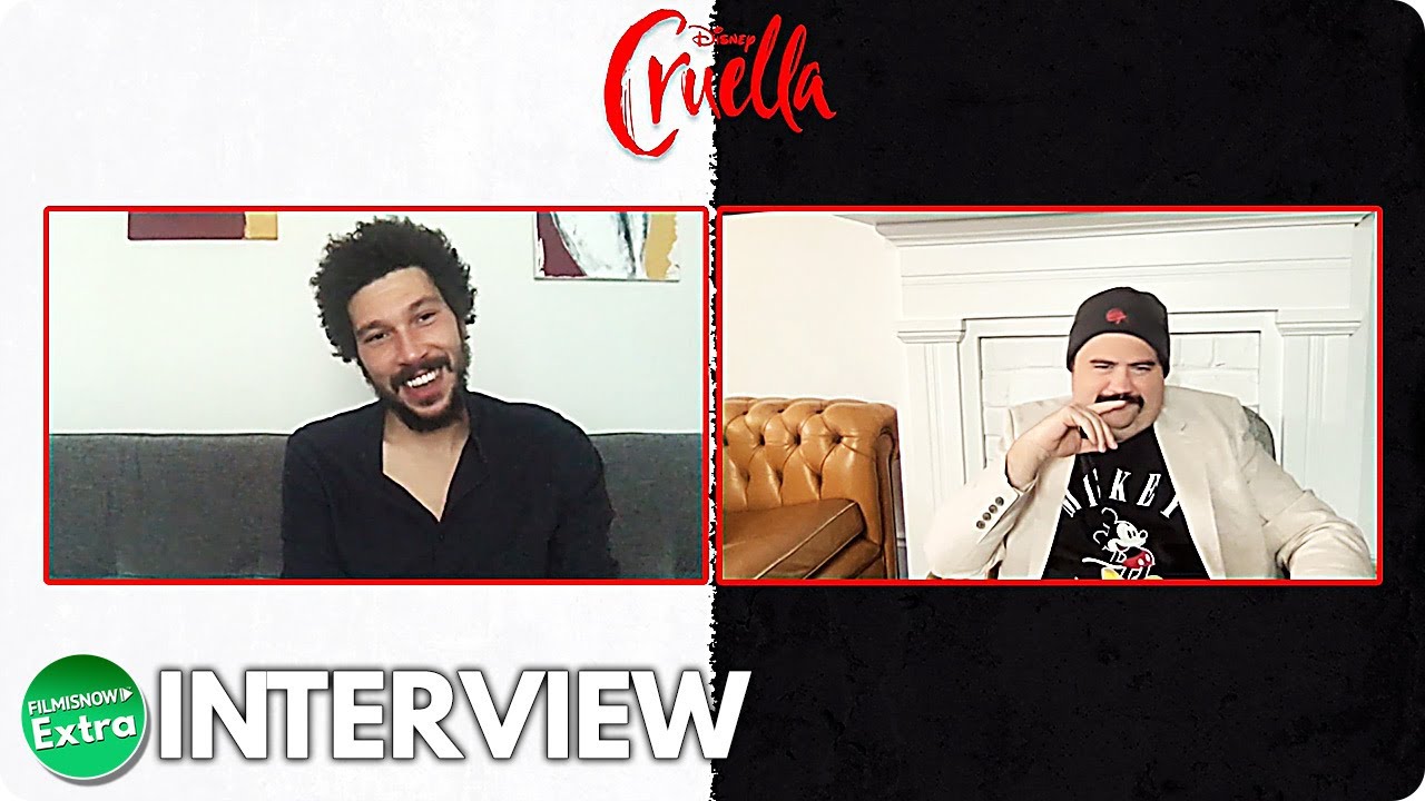 DISNEY'S CRUELLA | Joel Fry & Paul Walter Hauser Official Interview