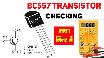 How To Test BC557 Transistor With Multimeter || BC557 Transistor Check Kaise Kare || Azad Technical