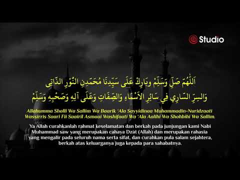 SHOLAWAT NURIDZATI FULL 1 JAM 100x..