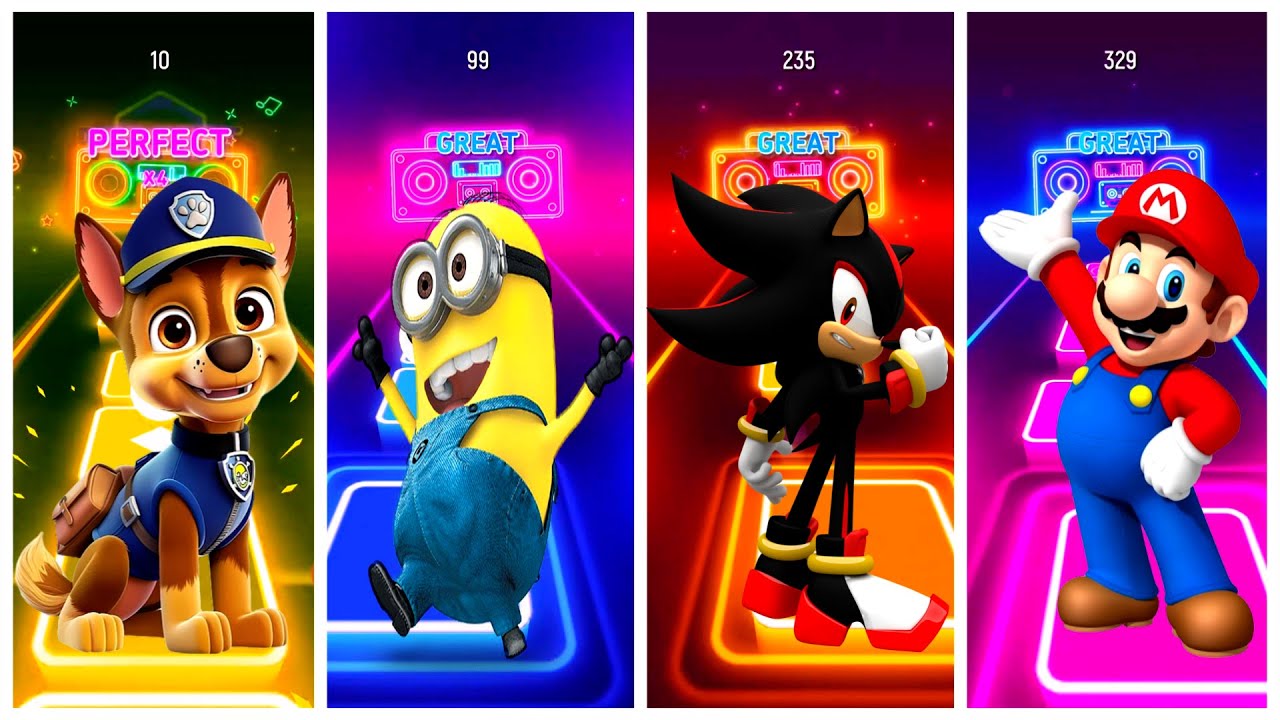 Paw Patrol VS Super Mario Bros VS MINIONS VS Sonic #5