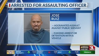 Man arrested for evading police assaulting officer in Wichita Falls