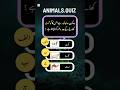 part 8: animals quiz, general knowledge quiz, urdu question answer quiz #animallovers #quiztime