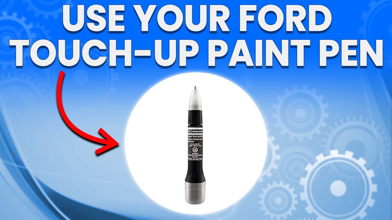 Как использовать ручку для подкраски Ford Touch-Up Paint Pen (Как активировать ручку для подкраск...