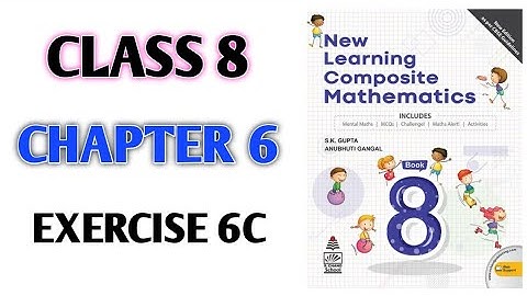 Class-8th Ch-6th "Ex-6C" Factorisation of Algebraic Expressions (NEW LEARNING COMPOSITE MATHEMATICS)