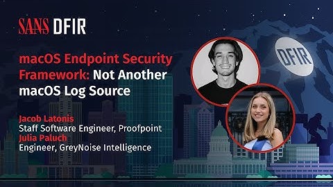 MacOS Endpoint Security Framework