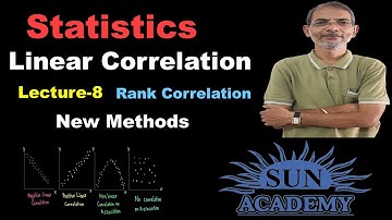 #Statistics |  #Linear Correlation | Question Solved | 12th Commerce | By Sun Academy