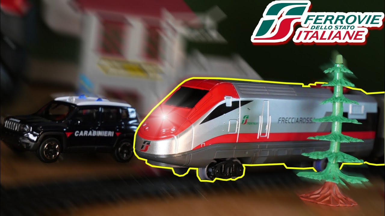 MODELLINO TRENO FRECCIAROSSA con LUCE