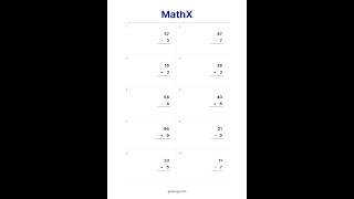 Free Beginner Math Worksheet #22 | Addition & Subtraction Practice