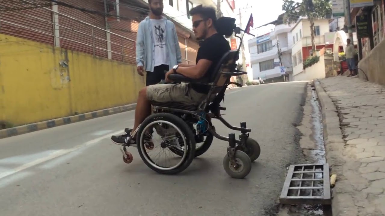 Electric Wheelchair Leopard Test In Nepal Youtube