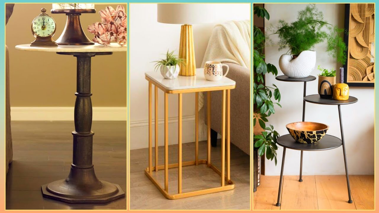 Side table & home decor ideas | Small table For living room decor ideas ...