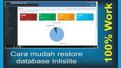 Cara restore inlislite
