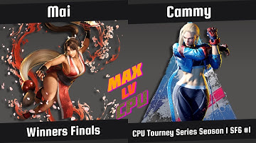 Cammy vs Mai | Winners Finals | CPU TS S1 | Street Fighter 6 #1 | CPU vs CPU
