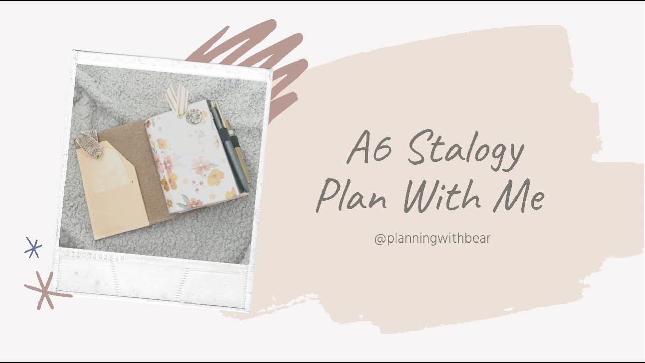 A6 Stalogy Plan With Me || A6 TN || Weekly Set Up - YouTube