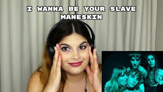 REACCIÓN: I WANNA BE YOUR SLAVE - MANESKIN(audio) |Cristina Black & White