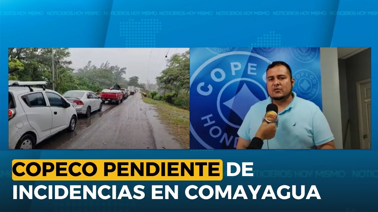 COPECO pendiente de incidencias en Comayagua - YouTube