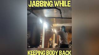 52BLOCKS:JABBING WHILE KEEPING YOUR CENTER BACK #lyteburly #52blocks #52handblocks 
