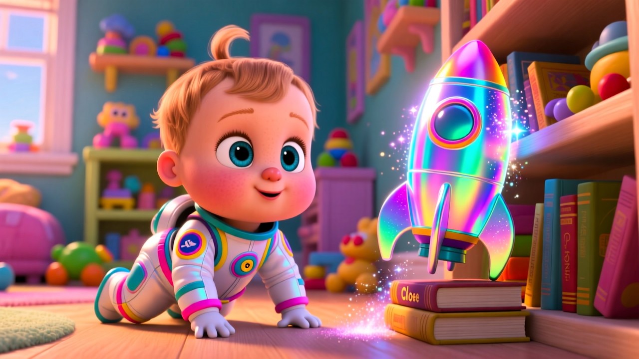 Baby’s Rocket Counting 🚀✨ | Fun Learning & Play for Kids | Toddler Adventure Video