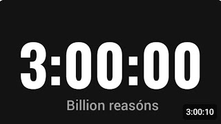 3 Hour Countdown Timer 🌸 Flip Clock with Simple Beeps 🔔