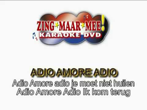 Jannes  - Adio amore adio ( KARAOKE ) Lyrics