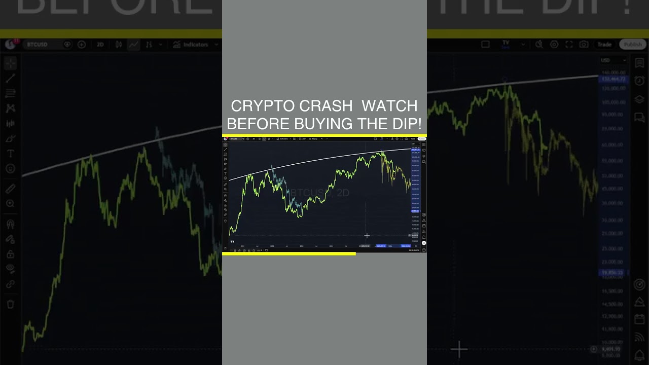 Crypto Crash ⚠️ Watch Before Buying The Dip!