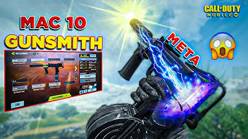 This Best MAC 10 Gunsmith Loadout/Class Setup | Fast ADS + No RECOIL! Season 3 Cod Mobile #mac10