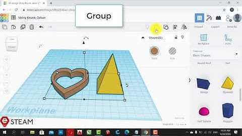 Tinkercad Bài 3: Lệnh Group - Align và Mirror - e-STEAM Education