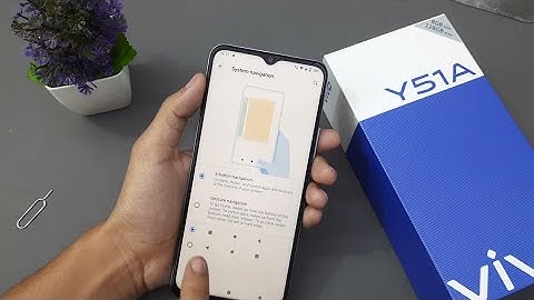 vivo y51a navigation settings | how to set back button on screen in vivo y51a  | Remove full screen
