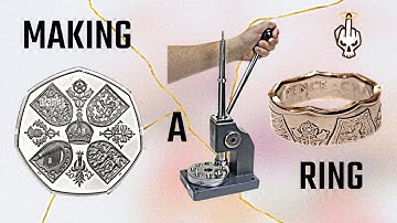 Zelf een muntring maken – Een Britse 50p-munt omtoveren tot een prachtige ring